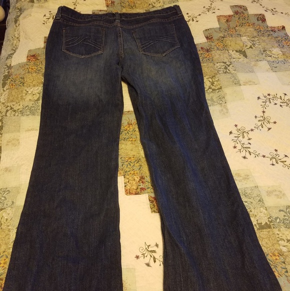A.N.A. JEANS SZ 10 indigo blue stone washed - Picture 3 of 8